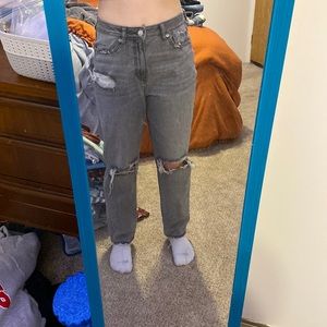 These are a darker colored jeans like a grayish black